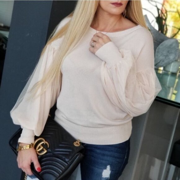 IT'S CALLED CHIC balloon sleeved Blouse - … - Picture 2 of 12